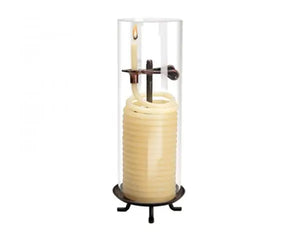 80 Hour Candle By The Hour with Glass Cylinder