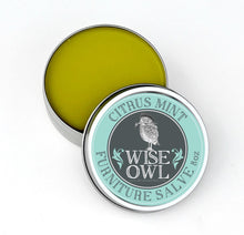 Load image into Gallery viewer, Wise Owl Furniture Salve - Citrus Mint
