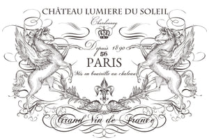 Chateau Lumiere Charcoal Hokus Pokus Image Transfer