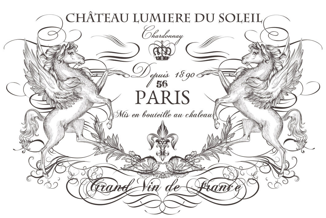 Chateau Lumiere Charcoal Hokus Pokus Image Transfer